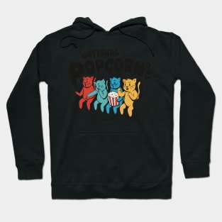 cats-watching-movie-with-popcor Hoodie